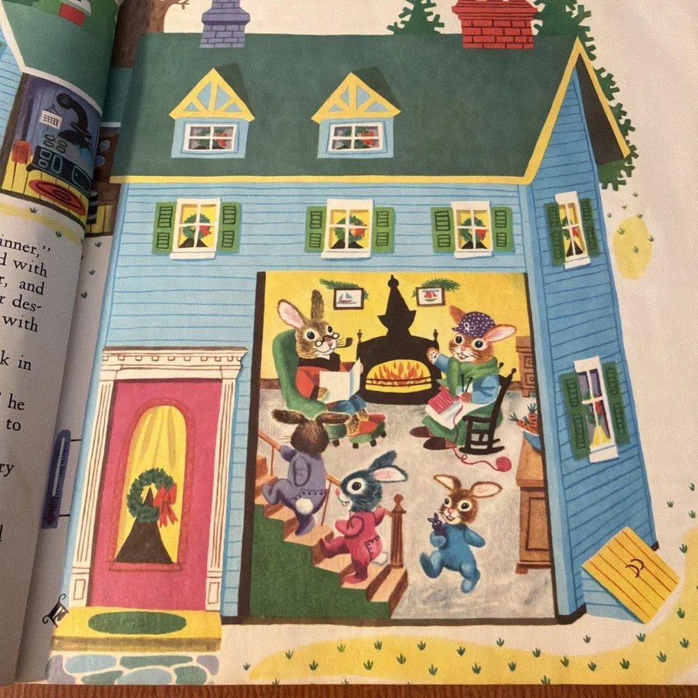 The Animals' Merry Christmas by Richard Scarry (1972, Paperback) Golden Book